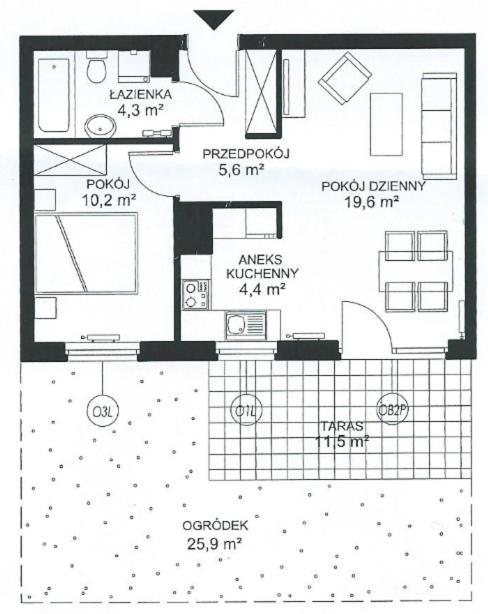 Apartament Sunny Sleeps 4 By The Beach With Garden Patio - Gdansk Przymorze Zewnętrze zdjęcie
